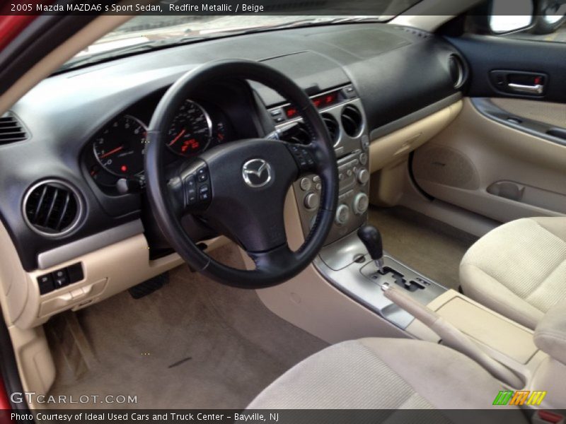 Redfire Metallic / Beige 2005 Mazda MAZDA6 s Sport Sedan
