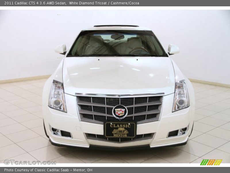 White Diamond Tricoat / Cashmere/Cocoa 2011 Cadillac CTS 4 3.6 AWD Sedan