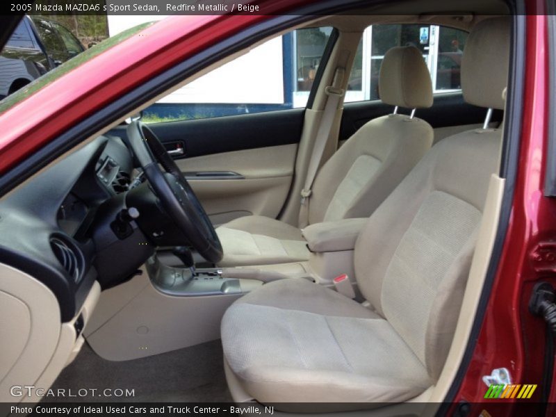 Redfire Metallic / Beige 2005 Mazda MAZDA6 s Sport Sedan