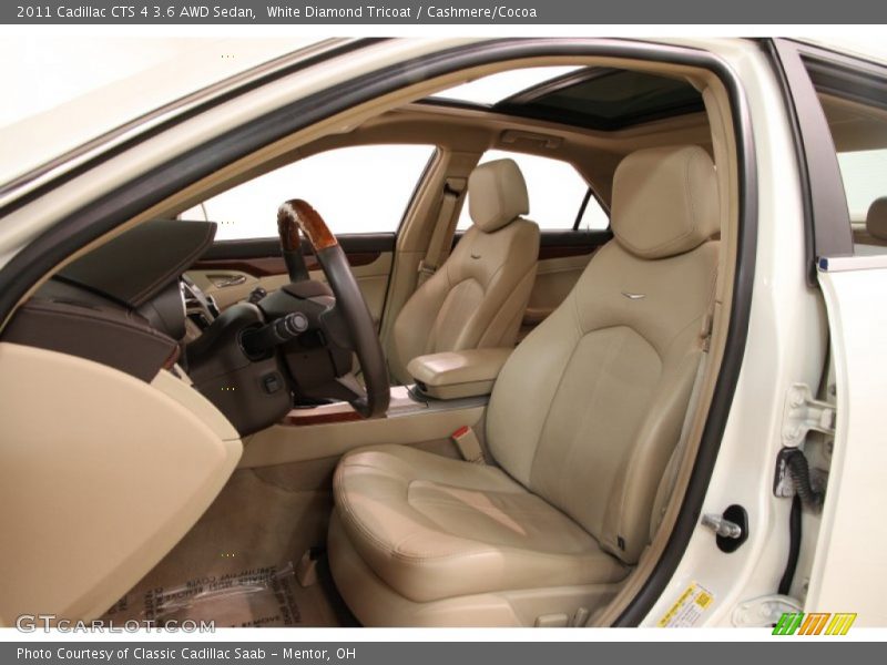 White Diamond Tricoat / Cashmere/Cocoa 2011 Cadillac CTS 4 3.6 AWD Sedan