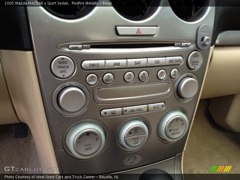 Redfire Metallic / Beige 2005 Mazda MAZDA6 s Sport Sedan