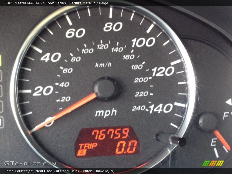 Redfire Metallic / Beige 2005 Mazda MAZDA6 s Sport Sedan