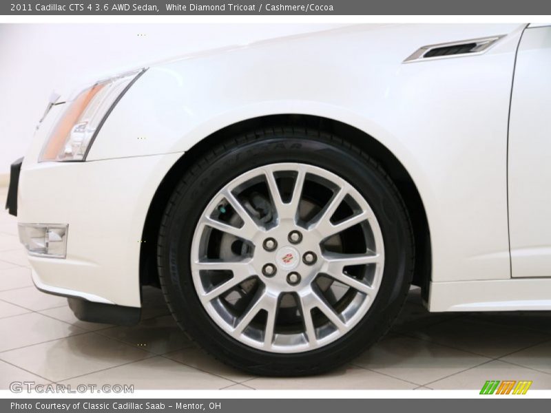 White Diamond Tricoat / Cashmere/Cocoa 2011 Cadillac CTS 4 3.6 AWD Sedan