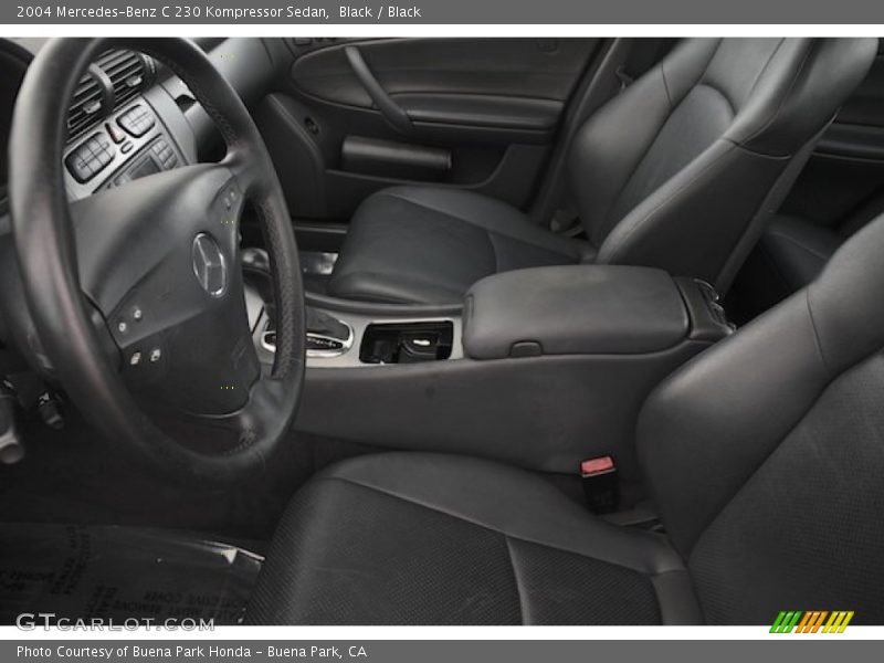 Black / Black 2004 Mercedes-Benz C 230 Kompressor Sedan