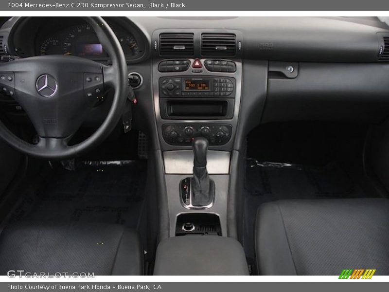 Black / Black 2004 Mercedes-Benz C 230 Kompressor Sedan