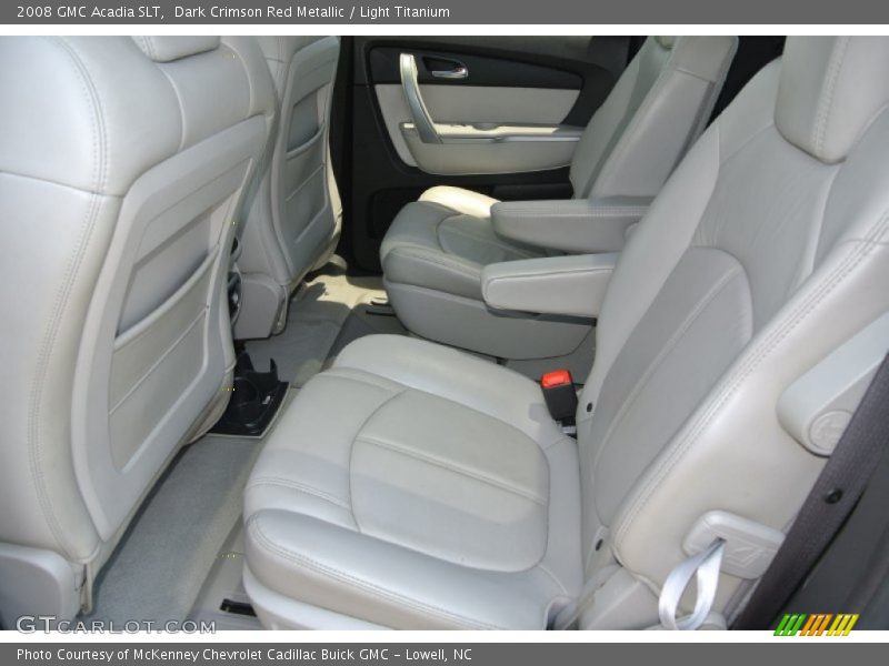 Dark Crimson Red Metallic / Light Titanium 2008 GMC Acadia SLT