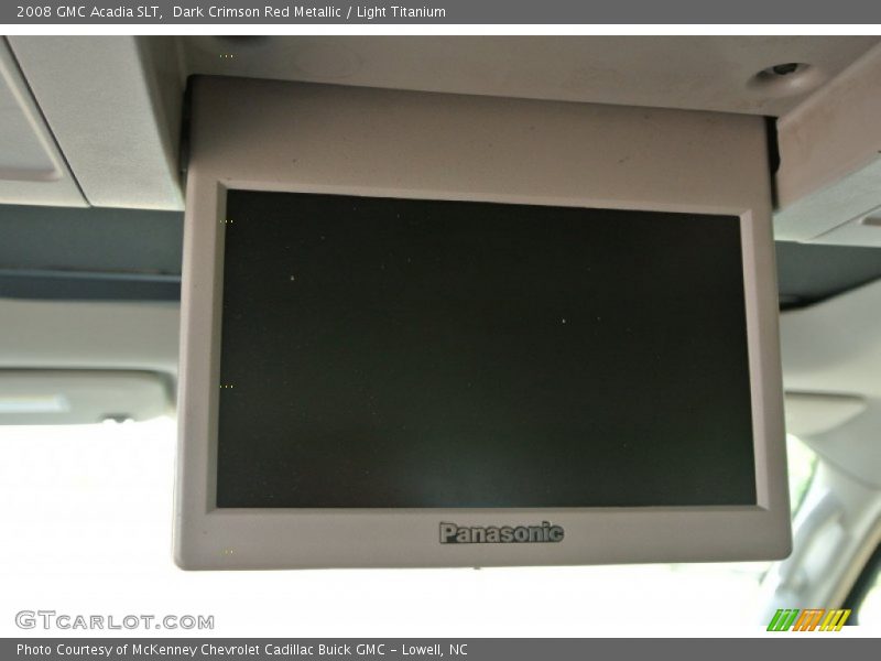 Dark Crimson Red Metallic / Light Titanium 2008 GMC Acadia SLT