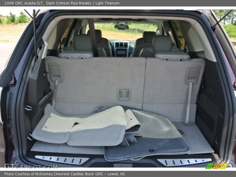 Dark Crimson Red Metallic / Light Titanium 2008 GMC Acadia SLT