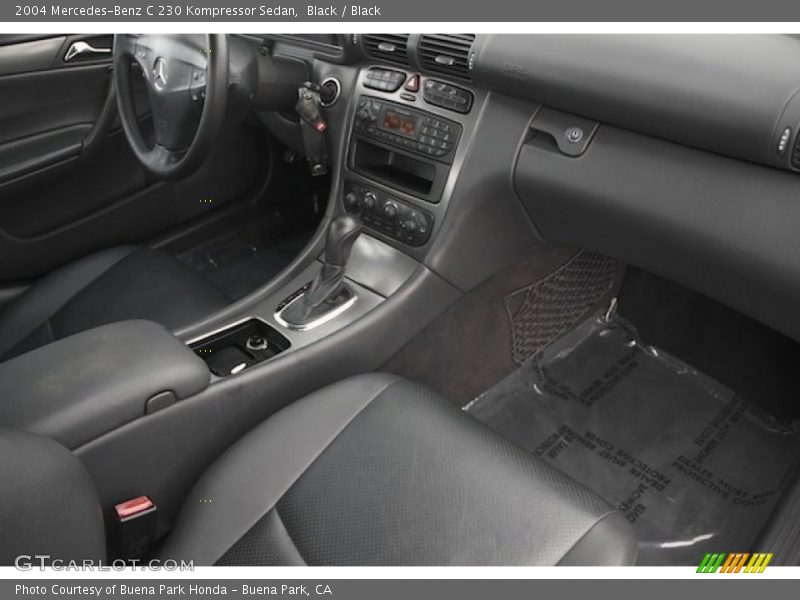 Black / Black 2004 Mercedes-Benz C 230 Kompressor Sedan