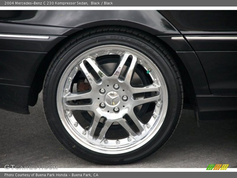 Black / Black 2004 Mercedes-Benz C 230 Kompressor Sedan