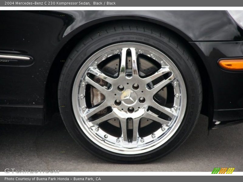 Black / Black 2004 Mercedes-Benz C 230 Kompressor Sedan