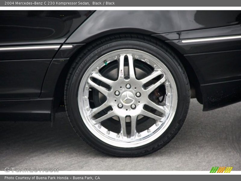 Black / Black 2004 Mercedes-Benz C 230 Kompressor Sedan