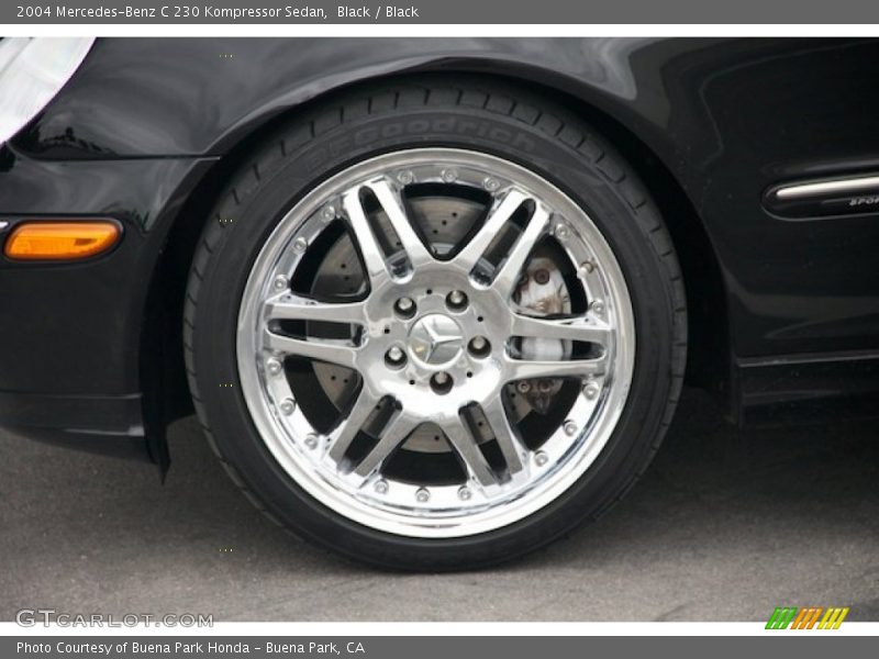 Black / Black 2004 Mercedes-Benz C 230 Kompressor Sedan