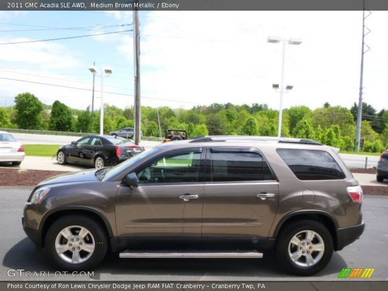 Medium Brown Metallic / Ebony 2011 GMC Acadia SLE AWD