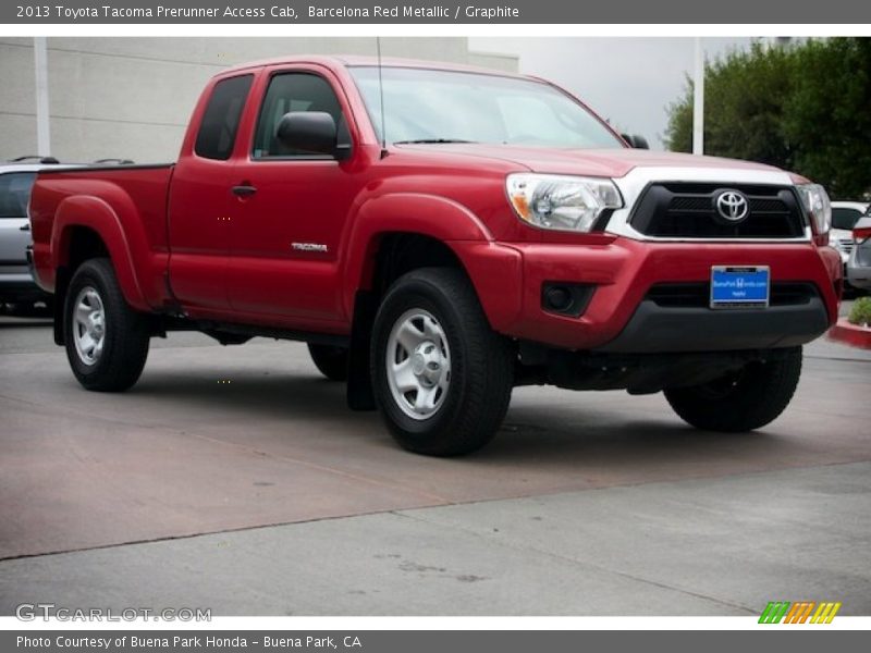 Barcelona Red Metallic / Graphite 2013 Toyota Tacoma Prerunner Access Cab