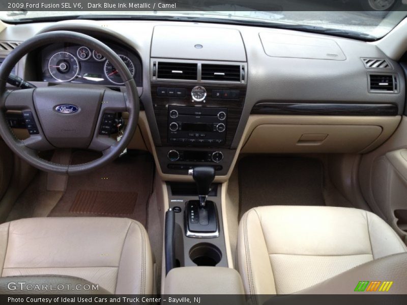 Dark Blue Ink Metallic / Camel 2009 Ford Fusion SEL V6