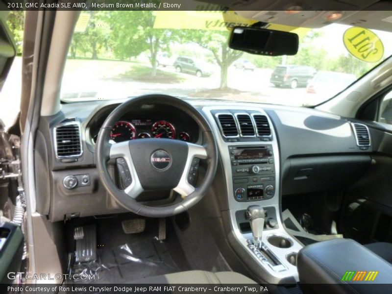Medium Brown Metallic / Ebony 2011 GMC Acadia SLE AWD