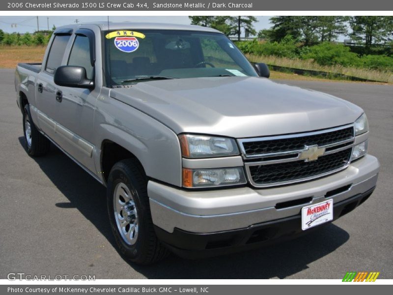Sandstone Metallic / Dark Charcoal 2006 Chevrolet Silverado 1500 LS Crew Cab 4x4