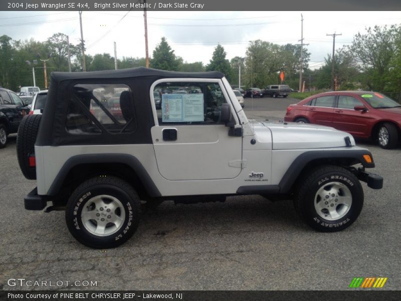 Bright Silver Metallic / Dark Slate Gray 2004 Jeep Wrangler SE 4x4