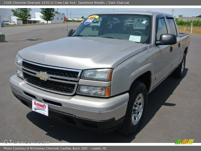 Sandstone Metallic / Dark Charcoal 2006 Chevrolet Silverado 1500 LS Crew Cab 4x4