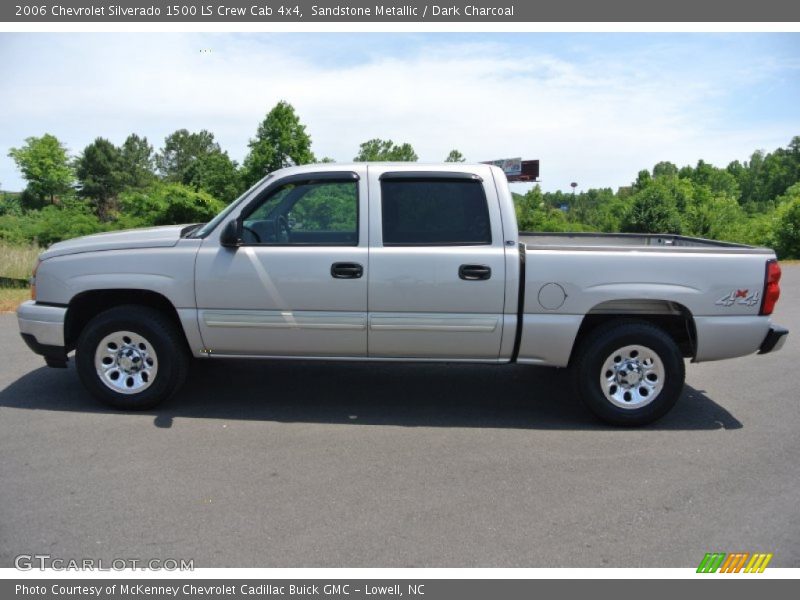 Sandstone Metallic / Dark Charcoal 2006 Chevrolet Silverado 1500 LS Crew Cab 4x4