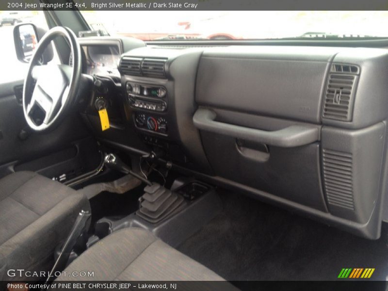Bright Silver Metallic / Dark Slate Gray 2004 Jeep Wrangler SE 4x4