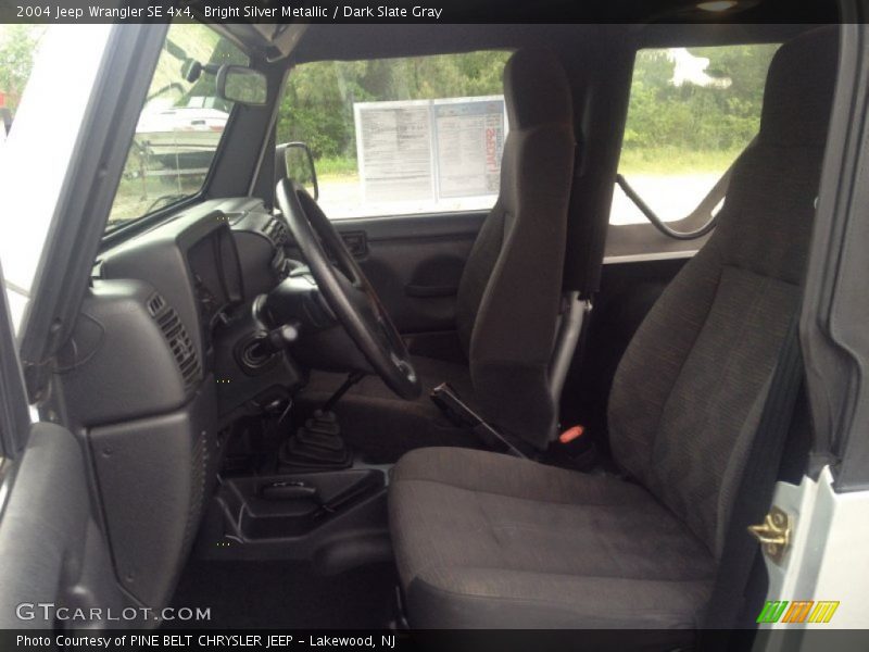 Bright Silver Metallic / Dark Slate Gray 2004 Jeep Wrangler SE 4x4