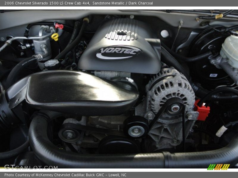 Sandstone Metallic / Dark Charcoal 2006 Chevrolet Silverado 1500 LS Crew Cab 4x4