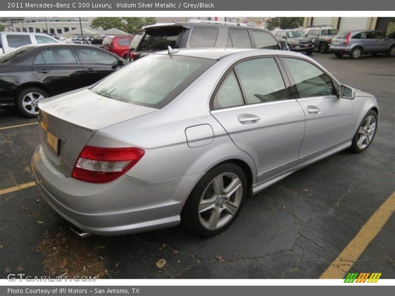 Iridium Silver Metallic / Grey/Black 2011 Mercedes-Benz C 300 Luxury