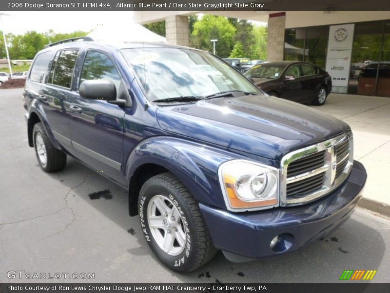 Atlantic Blue Pearl / Dark Slate Gray/Light Slate Gray 2006 Dodge Durango SLT HEMI 4x4