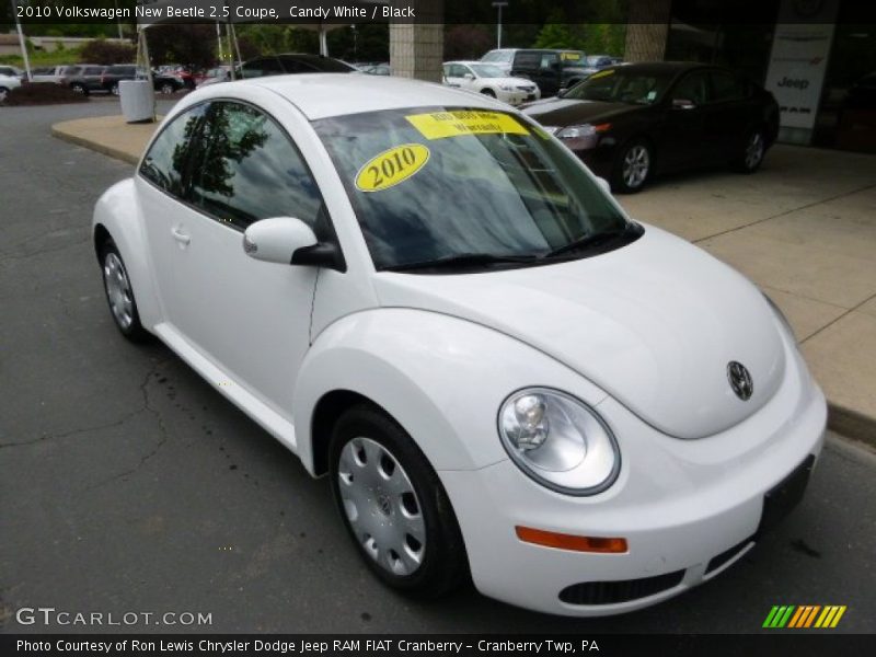 Candy White / Black 2010 Volkswagen New Beetle 2.5 Coupe