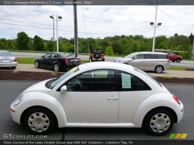 Candy White / Black 2010 Volkswagen New Beetle 2.5 Coupe