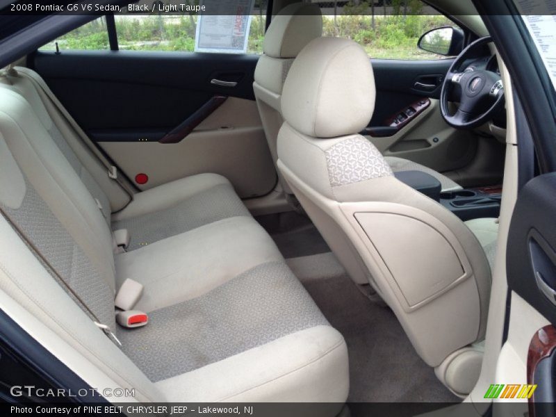 Black / Light Taupe 2008 Pontiac G6 V6 Sedan