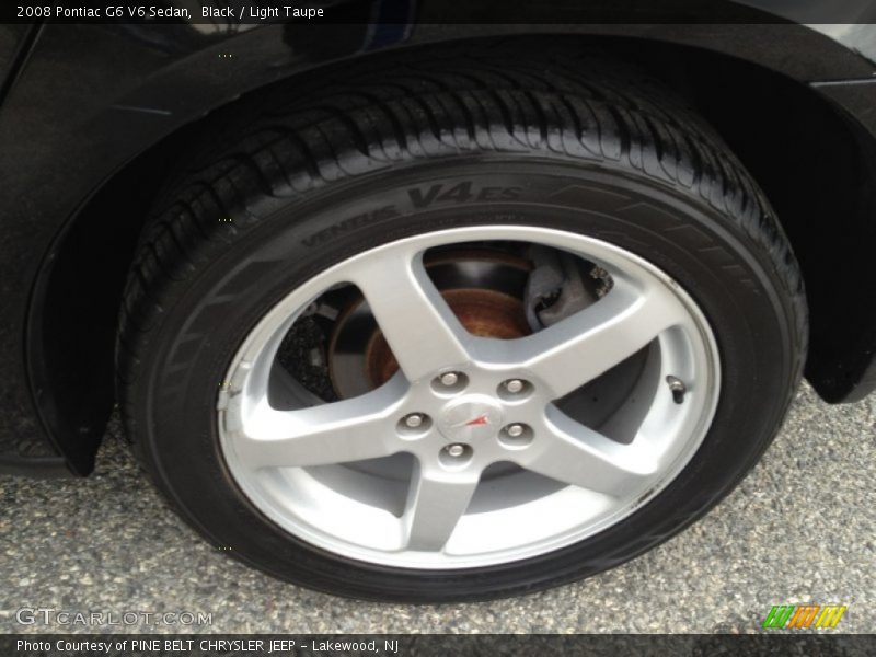 Black / Light Taupe 2008 Pontiac G6 V6 Sedan
