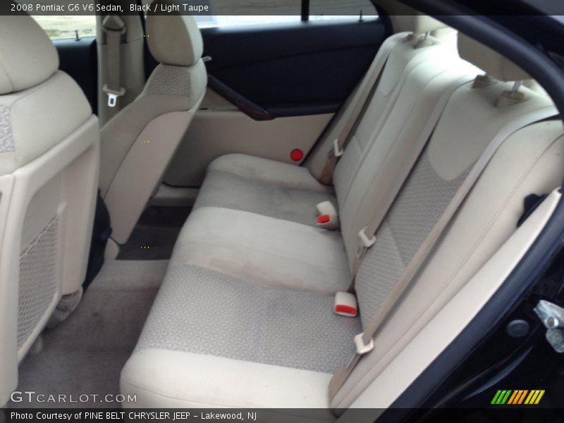 Black / Light Taupe 2008 Pontiac G6 V6 Sedan