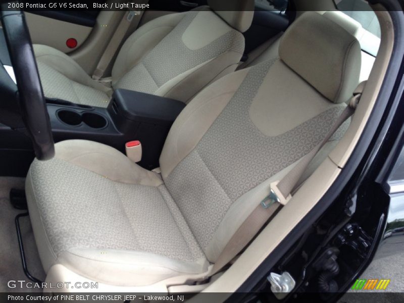 Black / Light Taupe 2008 Pontiac G6 V6 Sedan