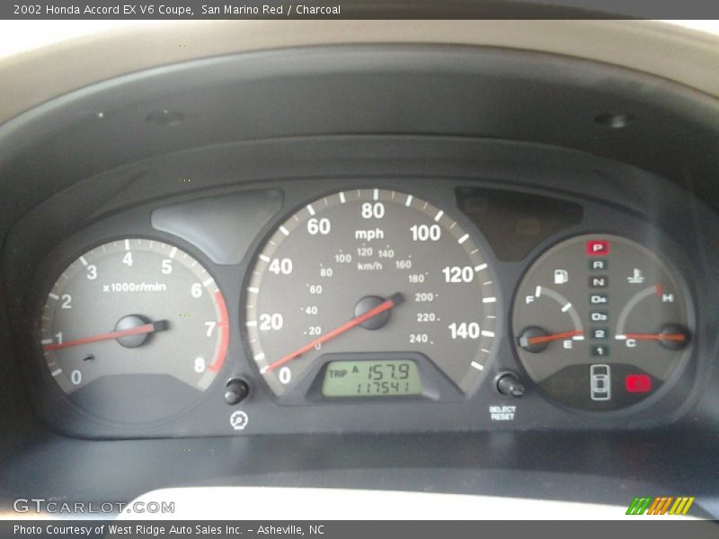  2002 Accord EX V6 Coupe EX V6 Coupe Gauges