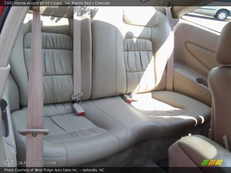Rear Seat of 2002 Accord EX V6 Coupe