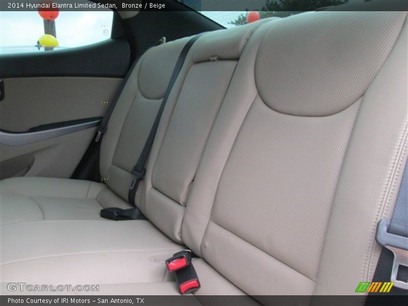 Bronze / Beige 2014 Hyundai Elantra Limited Sedan
