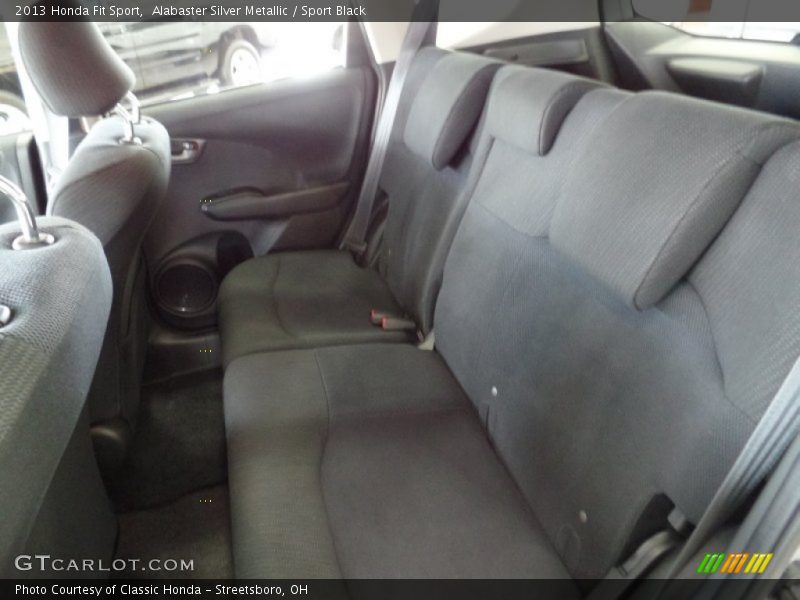 Alabaster Silver Metallic / Sport Black 2013 Honda Fit Sport