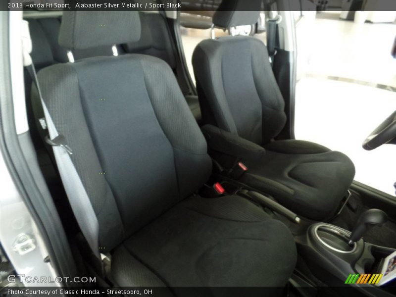 Alabaster Silver Metallic / Sport Black 2013 Honda Fit Sport