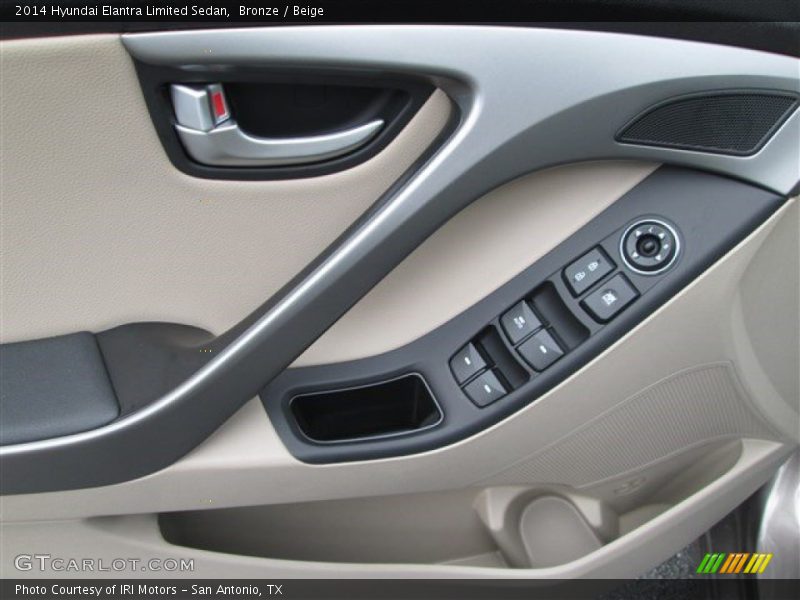 Bronze / Beige 2014 Hyundai Elantra Limited Sedan