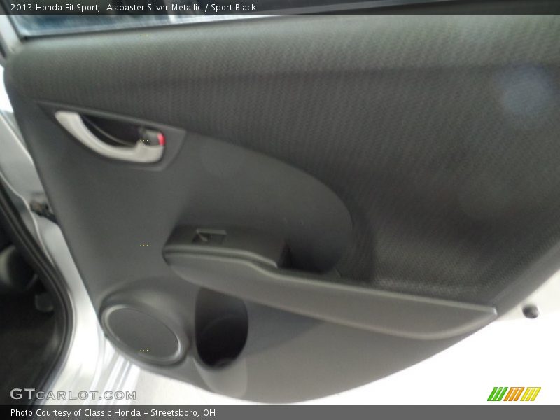 Alabaster Silver Metallic / Sport Black 2013 Honda Fit Sport