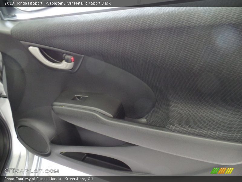 Alabaster Silver Metallic / Sport Black 2013 Honda Fit Sport