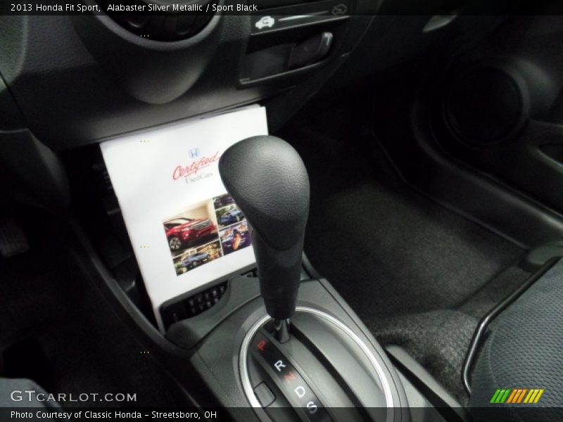 Alabaster Silver Metallic / Sport Black 2013 Honda Fit Sport