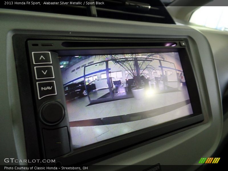 Alabaster Silver Metallic / Sport Black 2013 Honda Fit Sport