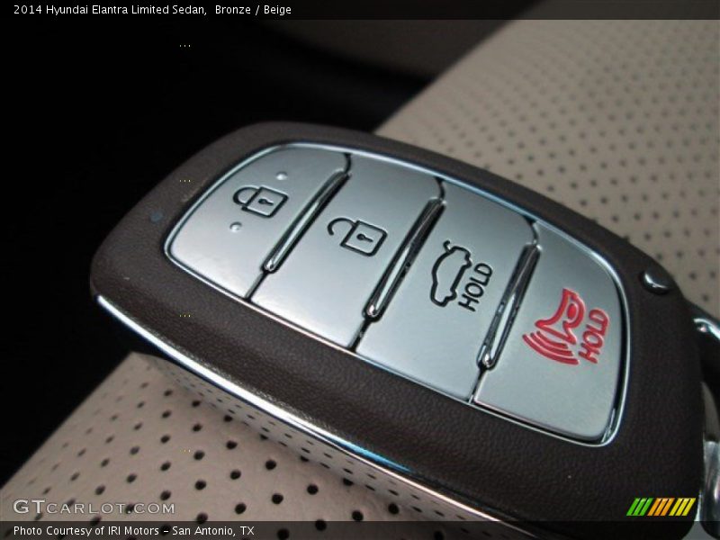 Bronze / Beige 2014 Hyundai Elantra Limited Sedan
