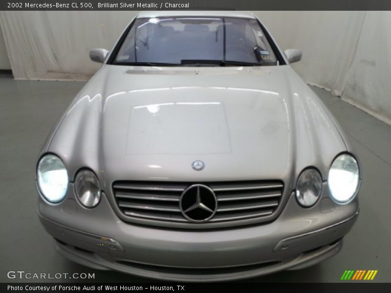 Brilliant Silver Metallic / Charcoal 2002 Mercedes-Benz CL 500