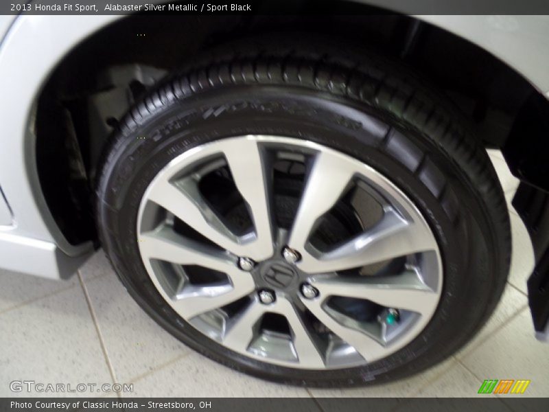 Alabaster Silver Metallic / Sport Black 2013 Honda Fit Sport
