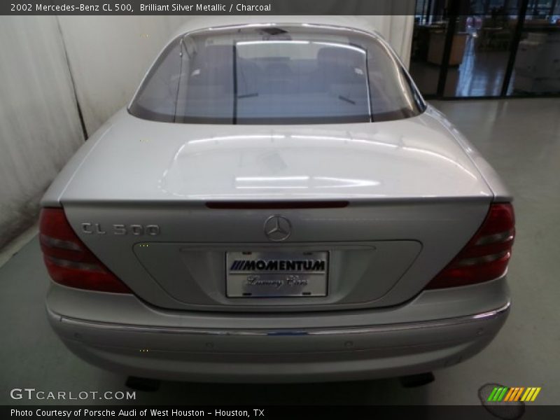 Brilliant Silver Metallic / Charcoal 2002 Mercedes-Benz CL 500